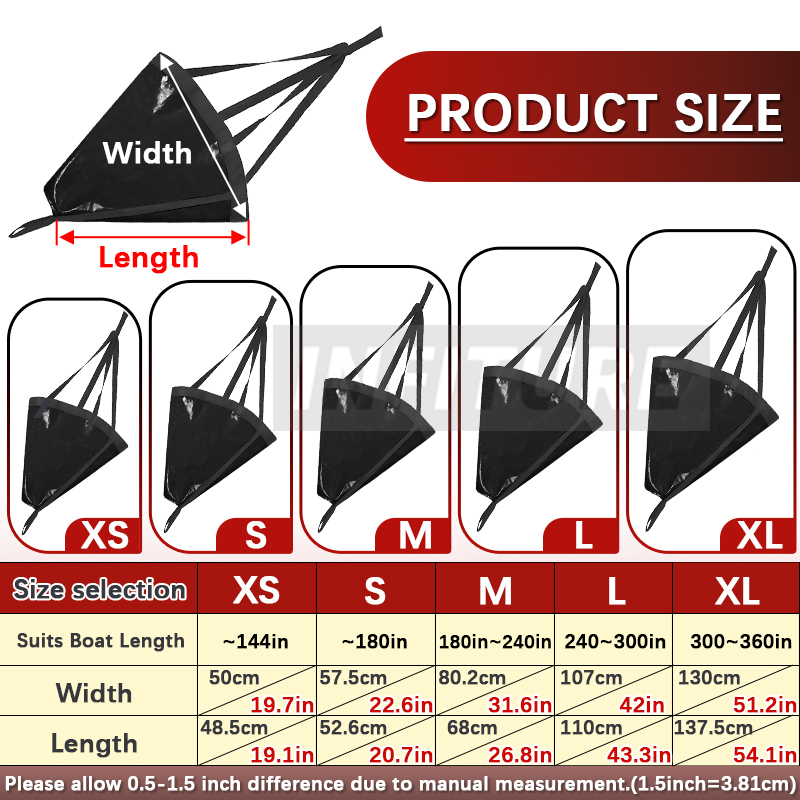 18-53'' Sea Drogue Anchor Floa - Fishing Kayak Anchor 评论和价格