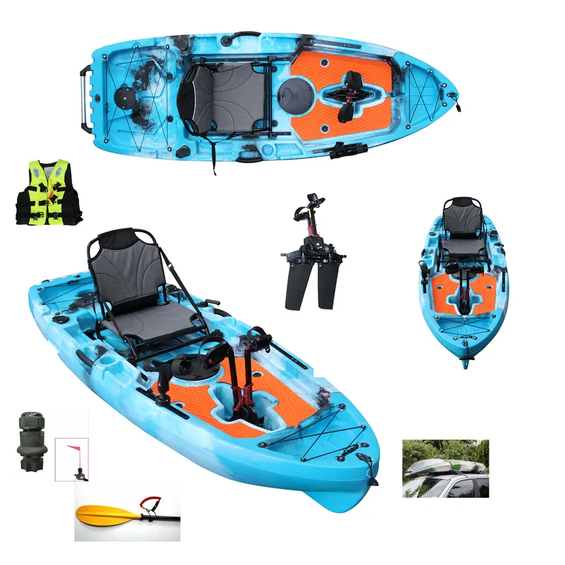 Vicking Ocean Single Sit-On-To - Fishing Kayak Pedal Drive 评论和价格